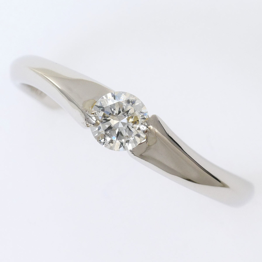 VINTAGE Silver Diamond Ring